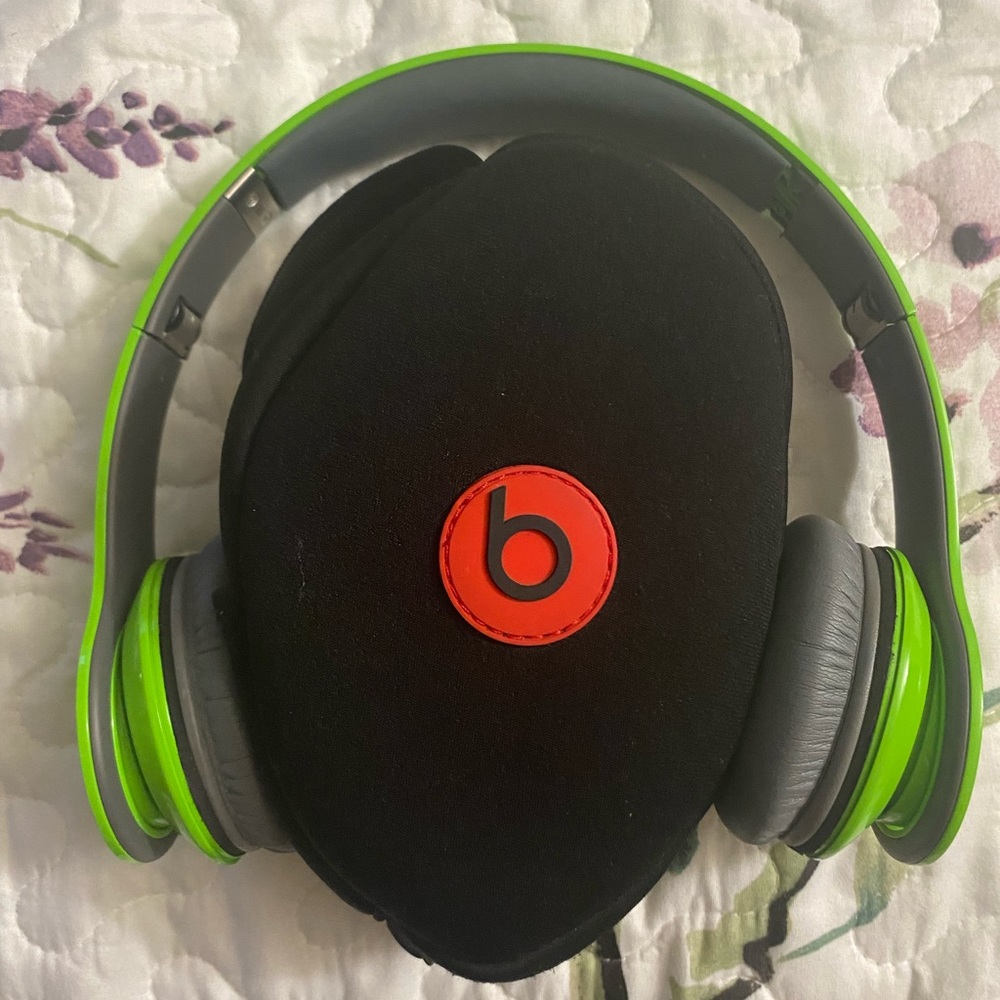 Green Wired Beats Headphones!